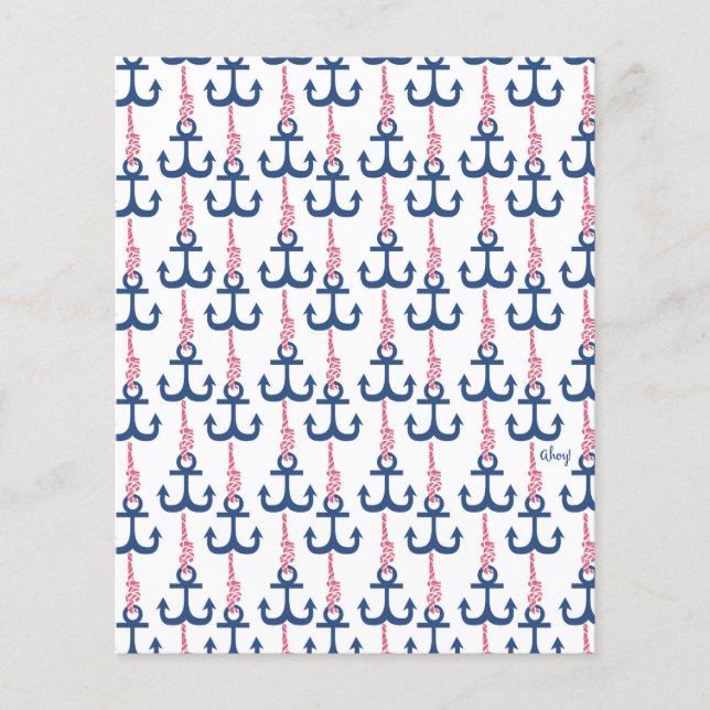 Ahoy Vintage Anchor. (Frente)