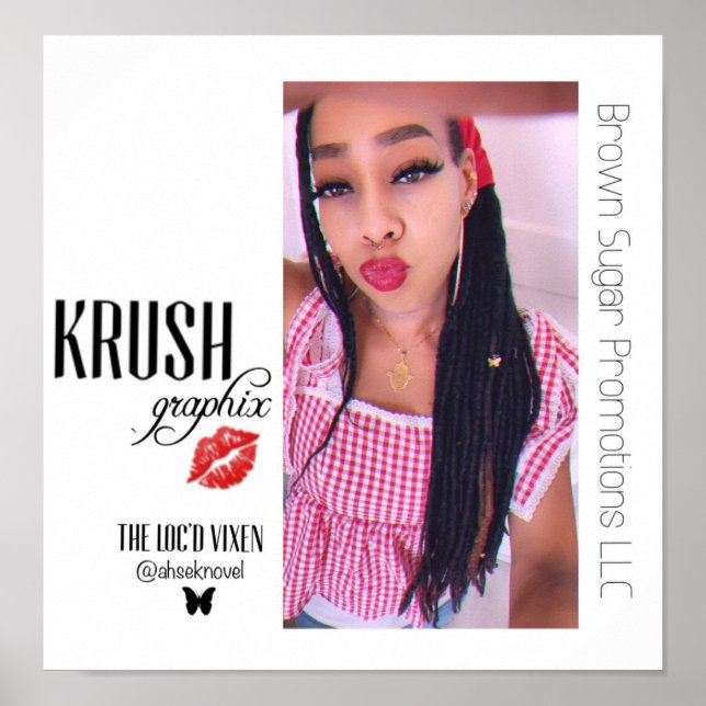 Ahsek Novel x Krush Graphix Poster 908 (Frente)