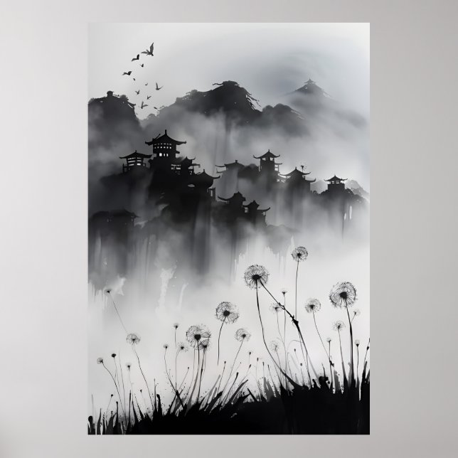 AI Dandelions Poster (Frente)