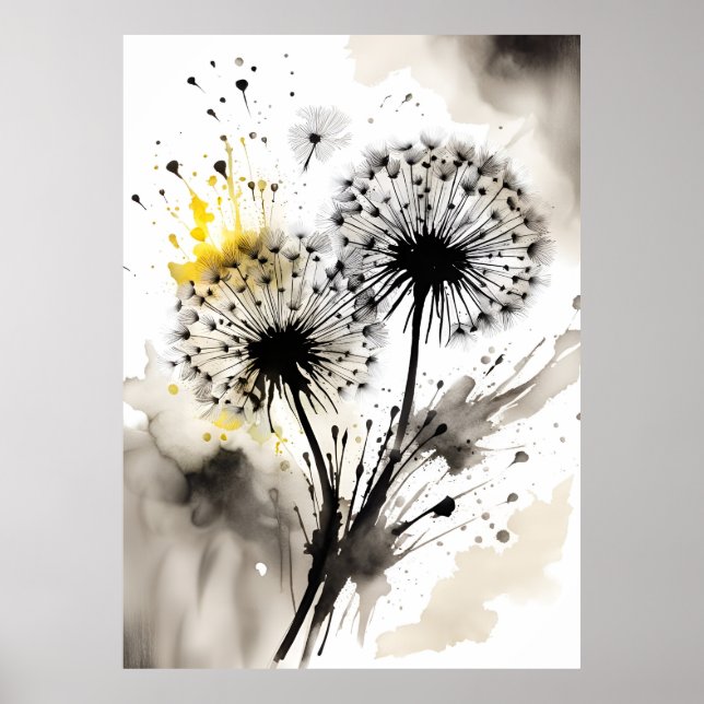 AI Dandelions Poster (Frente)