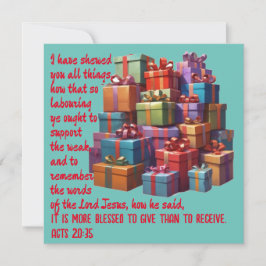 AI é melhor dar do que receber Cartões de agradeci