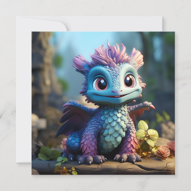 Aiden, um Dragão Whimsical (Frente)