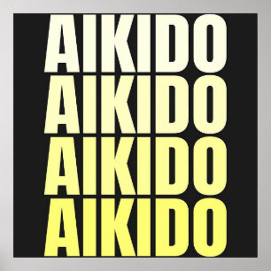 AIKIDO   Poster de Artes Marciais