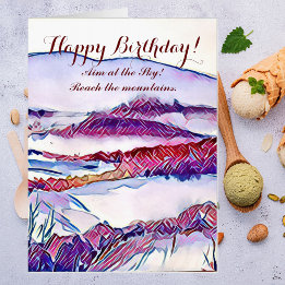 Aim no Sky Reach the Mountain Snow Alts Aniversári