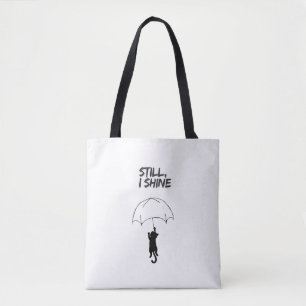 Ainda assim, Eu Brilho – Sacola Tote de Gato com C