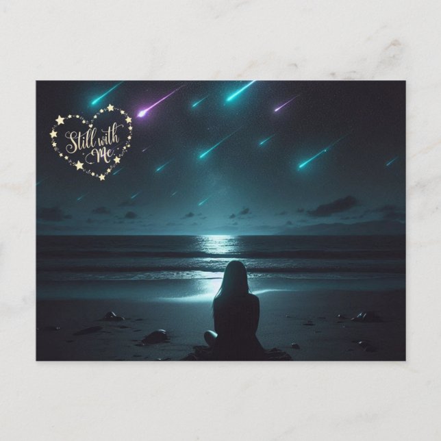 Ainda Comigo – Cartão Postal de Apoio ao Luto (Frente)