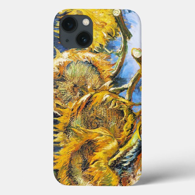 Ainda é vida com quatro girassóis Van Gogh Vincent (Verso)