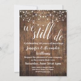 Ainda fazemos celebração de aniversário de casamen