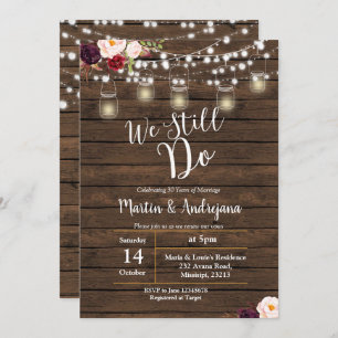 Ainda fazemos convite de Aniversário de Casamento