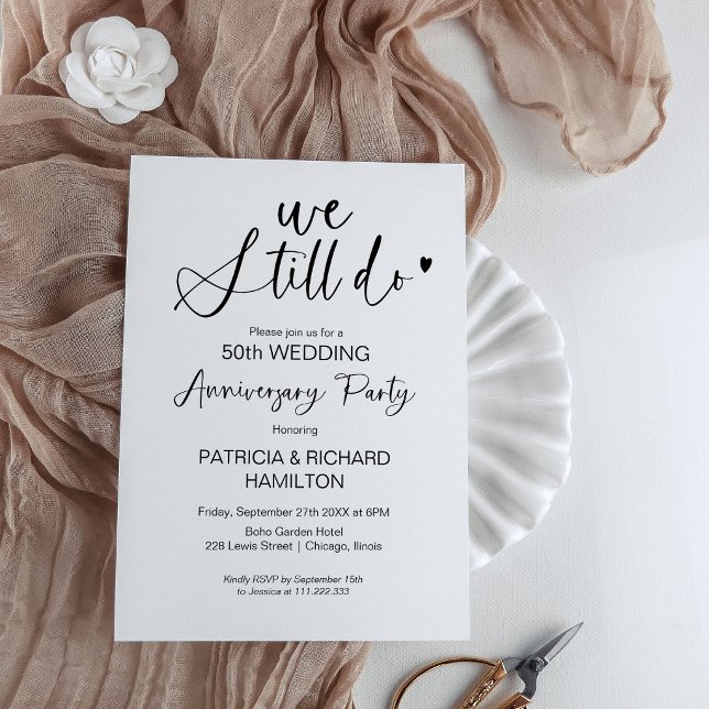 Ainda fazemos convites de aniversário de casamento (Criador carregado)