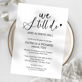 Ainda fazemos convites para o aniversário de casam