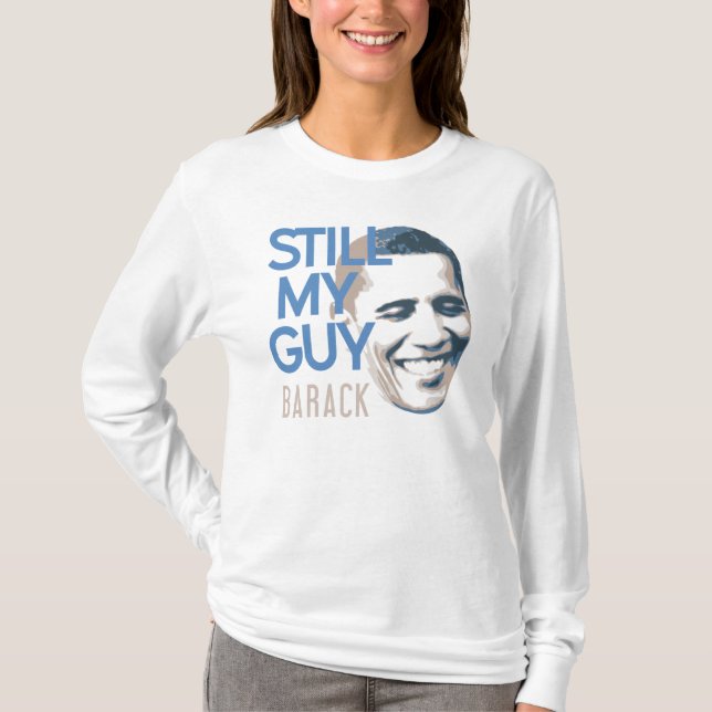 Ainda minha camisa de Barack Obama da cara (Frente)