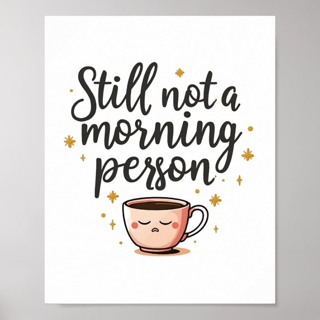 Ainda não é uma pessoa engraçada Poster (Frente)