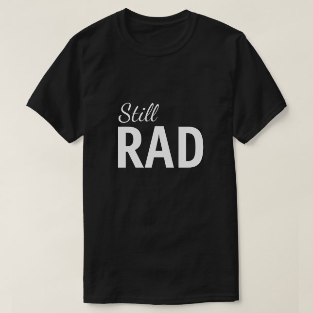 Ainda o t-shirt gráfico dos homens do Rad (Frente do Design)
