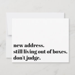 Ainda vivendo fora das caixas, não julgue o cartão