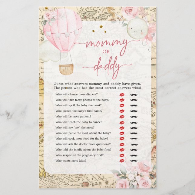 Air Balloon não é uma Mamãe ou Pai maravilhosa? (Frente)