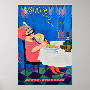 Air India - Roma - Impressões de Cartazes de Viage