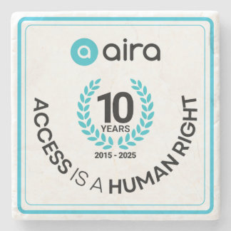 Aira 10º Aniversário Porta-Copos de Mármore