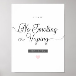 Airbnb Sem Fumar ou Vaping Poster