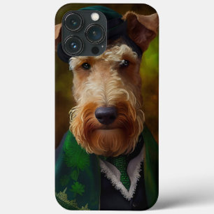 airedale no dia de São Patrício