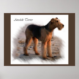 Airedale Terrier Art Impressão presentes