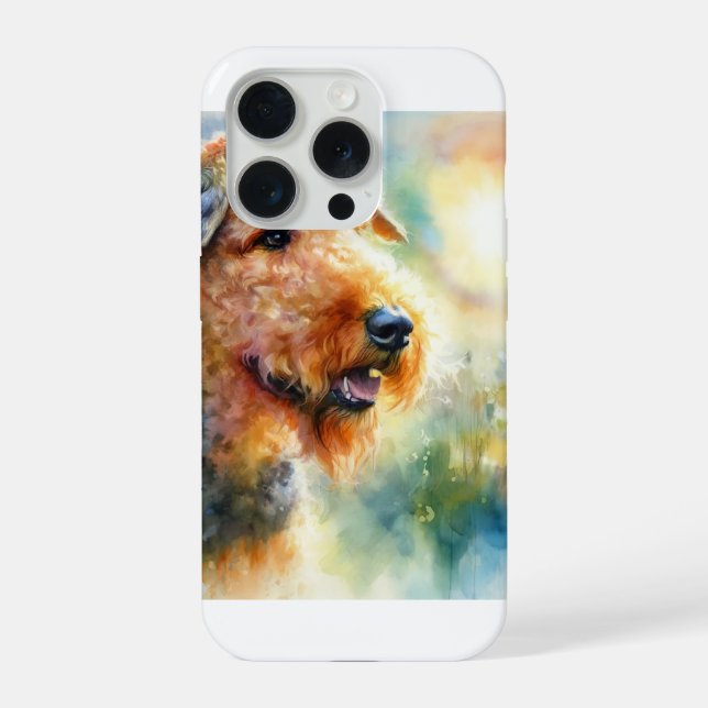 Airedale terrier in the summer light 110924AREF117 (Verso)