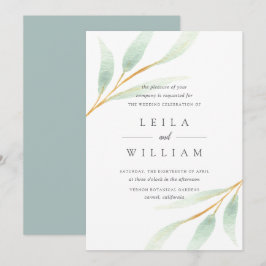 Airy Botanical | Convite De Casamento