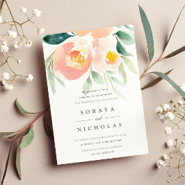 Airy Floral | Convite Para Casamento