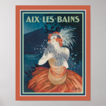 Aix-Les-Bains Deco Resort Ad Poster de 1920