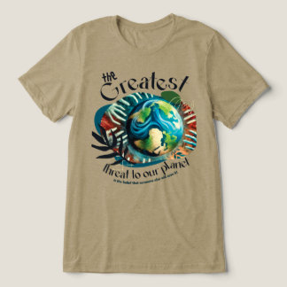 Aja, não espere - Salve nossa camiseta Planeta