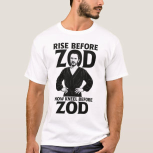 Ajoelhe-se Perante Zod – Design de Camiseta Vilão