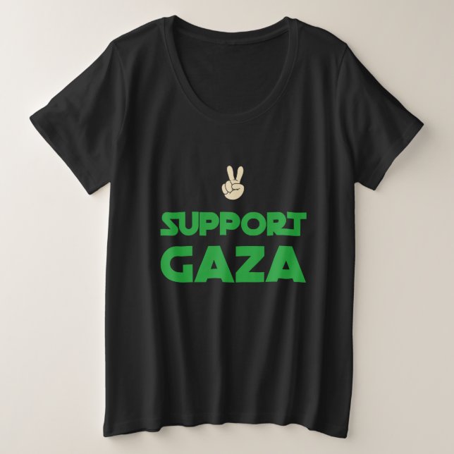 Ajuda a Gaza Genocídio T-Shirt (Frente do Design)