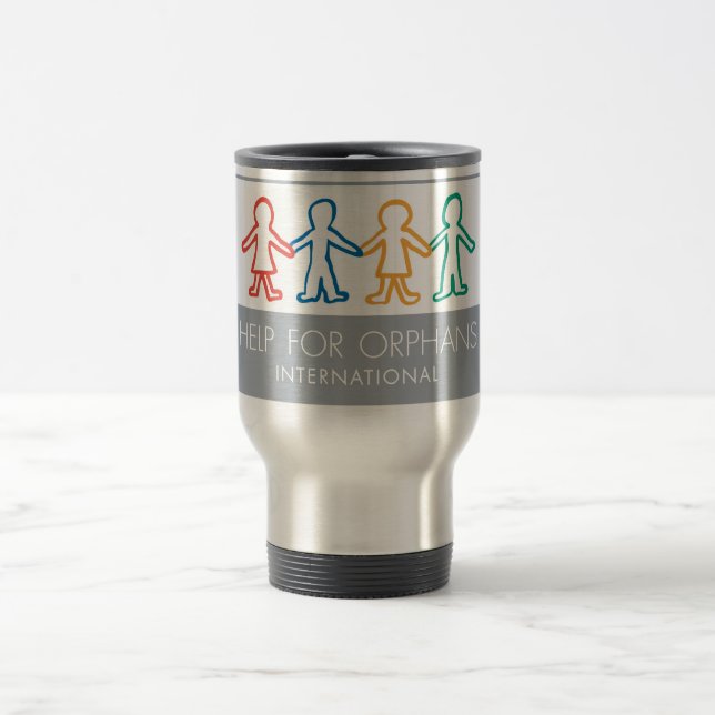 Ajuda para a caneca de viagem de aço inoxidável (Centro)