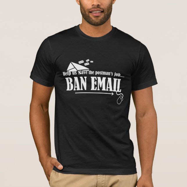 Ajude-nos a salvar a camisa do email da proibição (Frente)