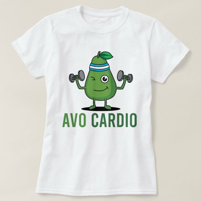 Ajustado Avocado T-Shirt (Frente do Design)