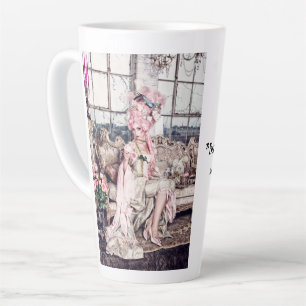Ajustado de caneca rosa para rainha