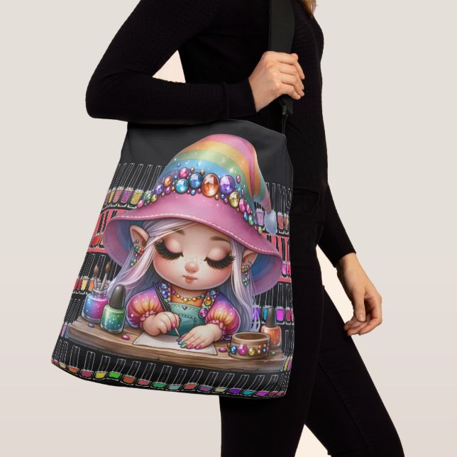 Ajustável Além do Bolsa do Manicure do Precioso - VEJA ATRÁS (Close Up)