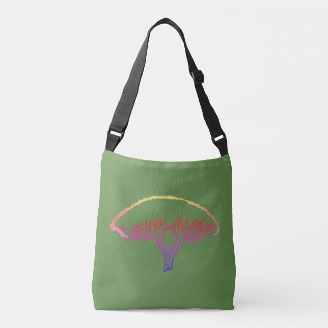 Ajustável Árvore, Bolsa de desenho da árvore Socotra Dragon (Frente)