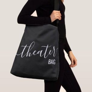 Ajustável Bag de Teatro Bolsa grande personalizado preto par