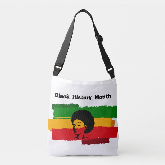 Ajustável Bolsa Arco-Íris de História Negra (Frente)