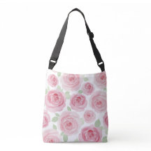 Bolsa Artística em Aquarela Rosa
