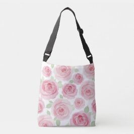Ajustável Bolsa Artística em Aquarela Rosa