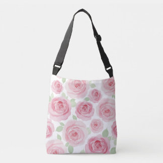 Ajustável Bolsa Artística em Aquarela Rosa