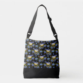 AJUSTÁVEL BOLSA CROSSBODY BLUEBERRY WHIMSICAL BLACK