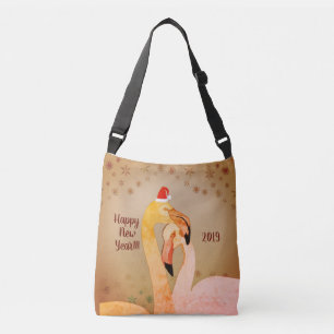 Ajustável Bolsa de Ano Novo Flamingo Birds