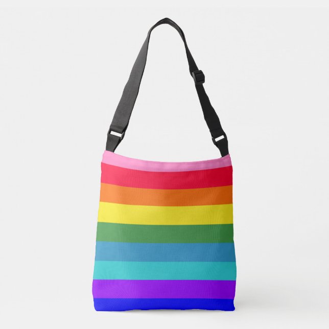 Ajustável Bolsa de Arco-íris Negrito (Frente)