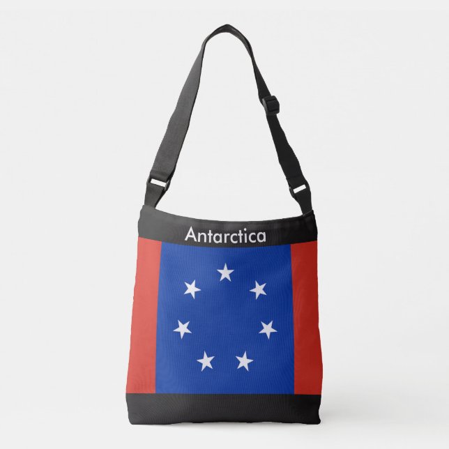 Ajustável Bolsa de bandeira, Antártida (Frente)
