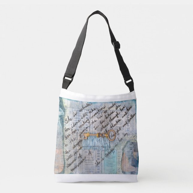 Ajustável Bolsa de citação do artista (Frente)