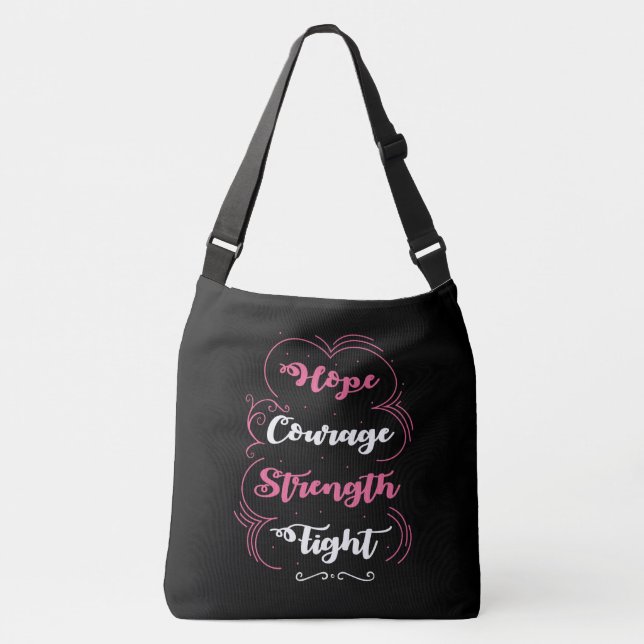 Ajustável Bolsa de Consciência do Cancer da Mama (Frente)