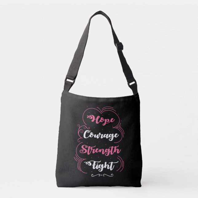 Ajustável Bolsa de Consciência do Cancer da Mama (Frente)